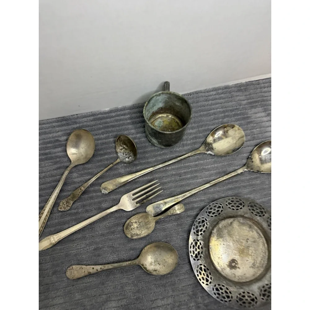 Lot Of Vintae Silverware See Pics